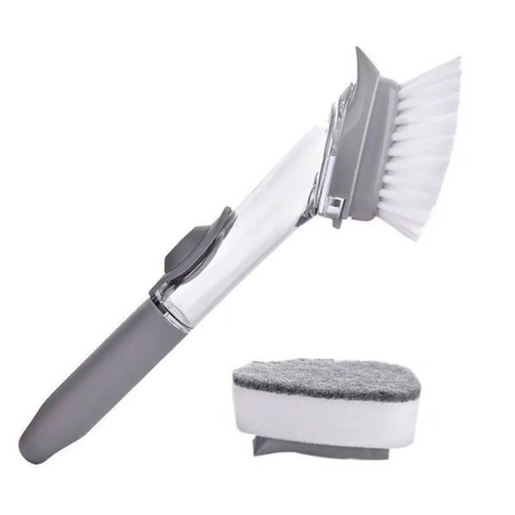 Clean Master 2-in-1 – Escova Multifuncional Compacta para Cozinha
