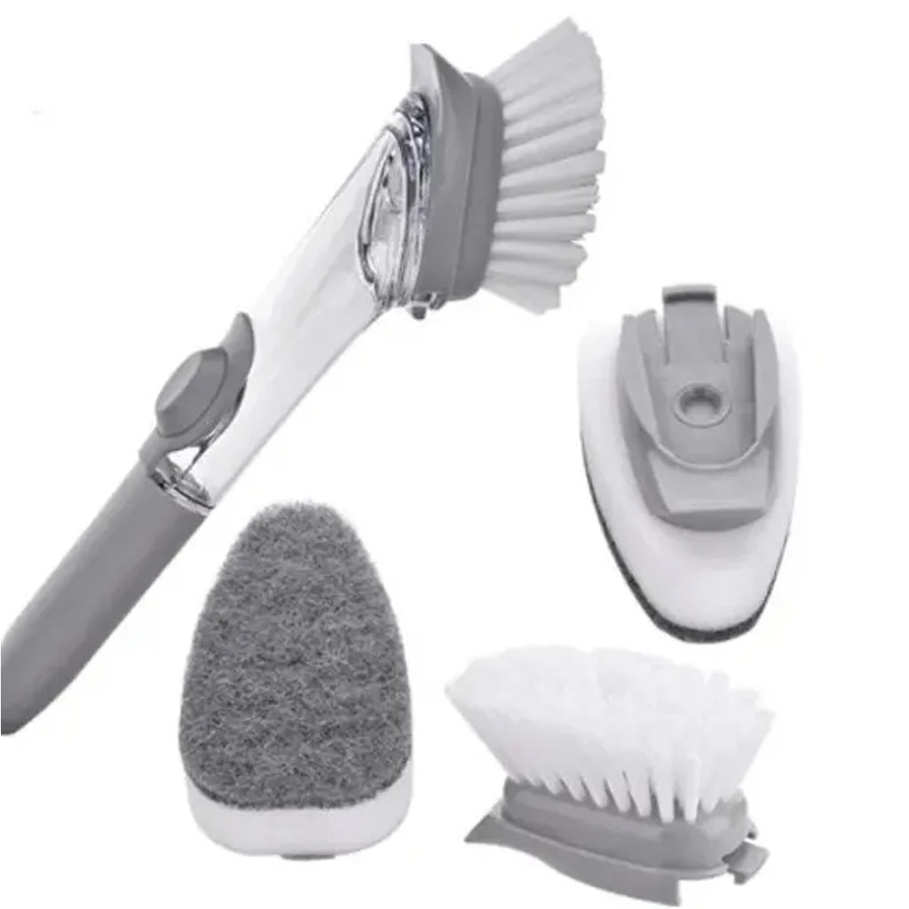 Clean Master 2-in-1 – Escova Multifuncional Compacta para Cozinha
