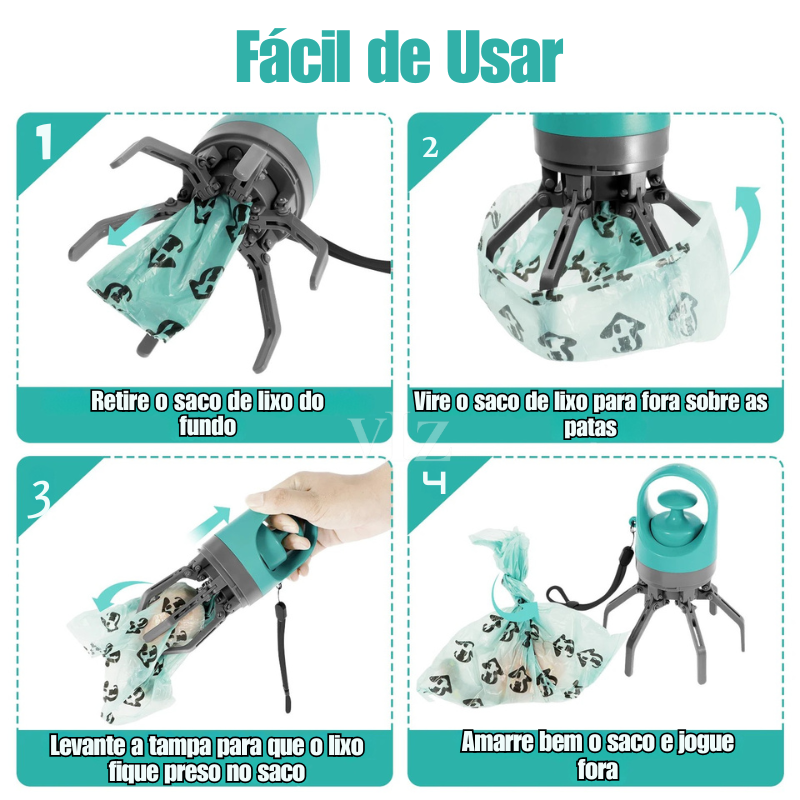 Saco de Lixo Portátil para Pets