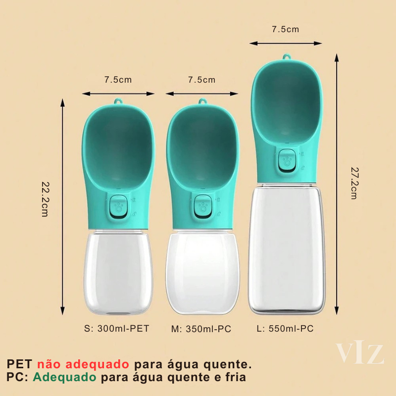 Garrafa Portátil Pet Pro