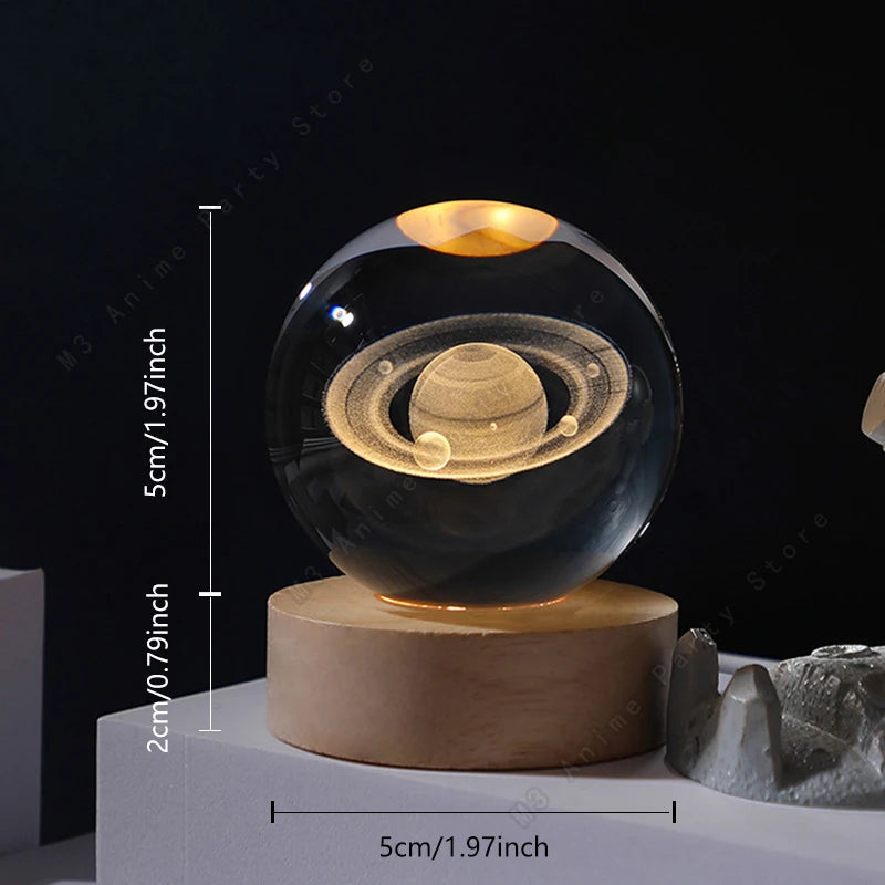 Luminária Cristal 3D