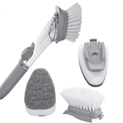 Clean Master 2-in-1 – Escova Multifuncional Compacta para Cozinha