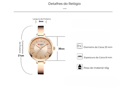 Relógio Curren Elegance
