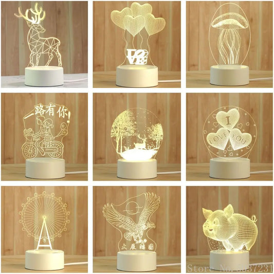 Luminária Criativa 3D